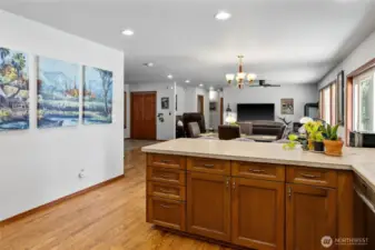 Easy entertaining with the open concept great room!