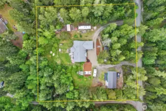 Nice square 2.32 acres Dimensions  336 by 300 by 337 by 300