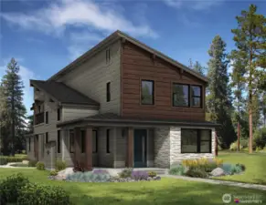 As the newest PNW master-planned community, enjoy 200+ acres of open space, trails & the Coal Trax Mt Bike Park. Soaring ceilings in the great roommake each day worthy of celebration & open floorplan appeals to entertaining. Covered deck & patio. Southern-facing homesites range from the mid600s- 900ks. Enjoy a variety of innovative & distinctive new home options with the best all-season recreation just moments away! Built for the future,indulge in a retreat just 90-min to Seattle. Plans and elevations are artist’s renderings only, may not accurately represent the actual condition of a home asconstructed and may also contain options and upgrades which are not included in the sale. Trailside Homes reserves the right to make changes to the floorplan, specifications, dimensions, design and elevations without prior notice. Stated dimensions and square footage are estimated and should not be usedas representations of the home’s actual size.