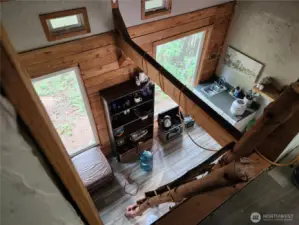 view from loft
