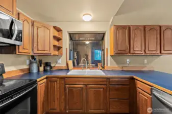 Tons of cabinet space!