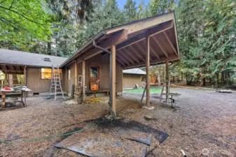 Potential for more covered parking or even possible house expansion?