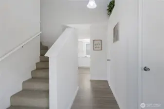 Entry of home when you open the door.