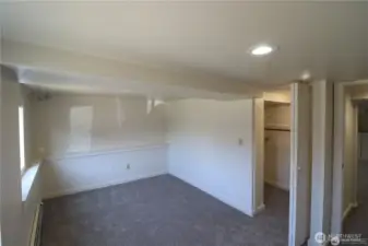 Lower-level bedroom.