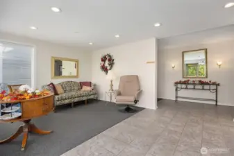 Lobby for visitors and residents.