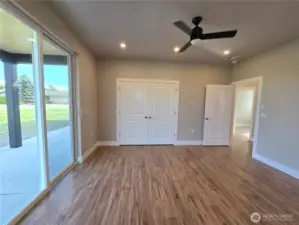 Primary Bedroom with access to patio