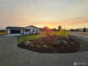 Incredible sunset views from all over the property