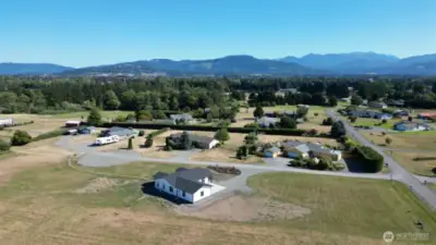 Olympic Mountain Views from your 2 acre lot