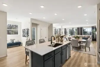 Main floor kitchen Pictures of a similiar floor plan