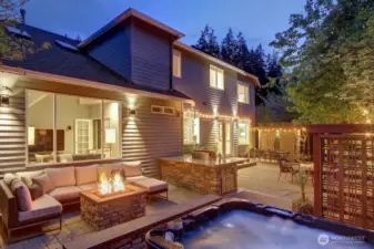 $80k upgrade creating a back yard Oasis!  This truly is a one of a kind backyard experience!