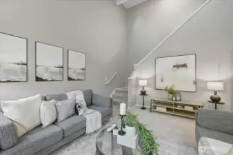 2nd (or back) staircase leading to 4 beds, Bonus room & updated bathrooms!