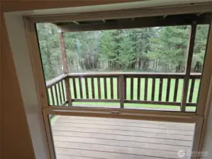 View the deer family  grazing in your lawn  from your living room