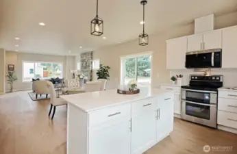 Kitchen (see design board for color schemes)