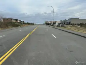 Looking East on NW Reliance Street