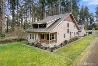 Multi-general living with two Primary Suites, 3 levels, on 1.15 acres behind gated entry