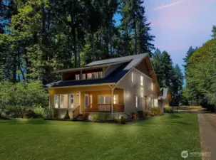 Multi-general living with two Primary Suites, 3 levels, on 1.15 acres behind gated entry. Custom built original owner home. Lots of care and quality.