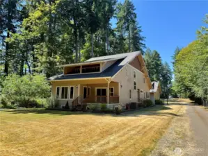 East side of home