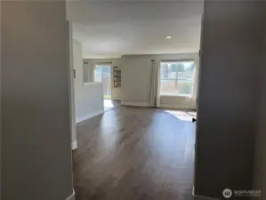 View from the entry of the home