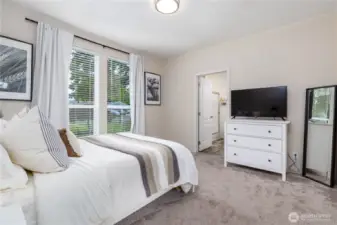 Beautiful primary bedroom