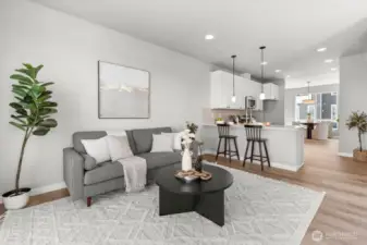 Photographs are for illustrative purposes only. Features, finishes, interior/exterior colors, landscaping and floorplan shown may vary from actual homes built.