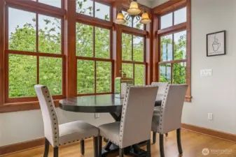 A wonderful breakfast nook.