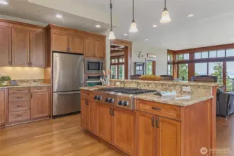 The kitchen is ready.