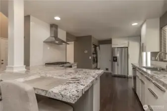 Room to prep, serve, and entertain with ease.