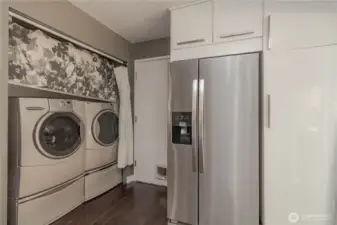 Practical and tucked away.