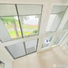 Spectacular 2-story wall of windows allows you to enjoy your front row view of the water, from both stories of the home.