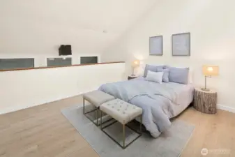 Bedroom #2.  Views of the Lake in the rear of the unit from your bedroom!  Also would make a wonderful day time space - use as a secondary living room or office.