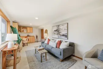 Lower level bonus living room