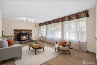 Virtual Staged Living Room