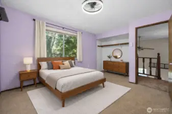 Virtual Staged Bedroom