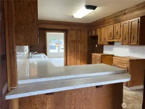 Kitchen with eating space