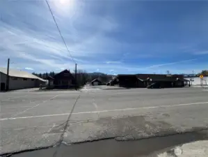 Next door to Owens Meats and across the street from the Cle Elum Bakery
