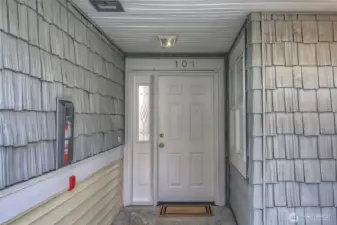 Welcoming front entry