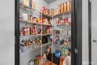 Walk In Pantry off Kitchen