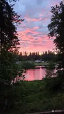 Lake View at Sunset