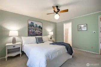 Primary Bedroom with attached 3/4 bathroom