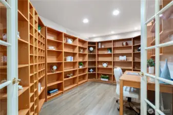 Office or library at home