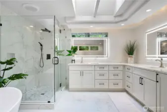 Brand new luxury master bath
