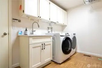Laundry in main floor