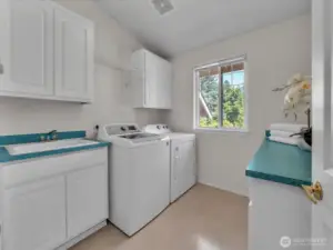 large main floor laundry room.