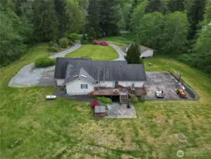 lots of backyard space for all your activites