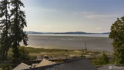 Amazing views of Samish Bay from the edge of Chuckanut Drive