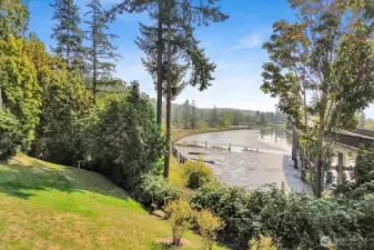 Direct access to the slough provides water access to the Bay for recreation and crabbing/ fishing