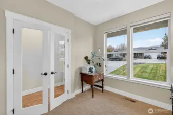 Office with plenty of natural light