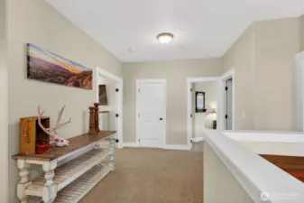 Landing at top of stairs