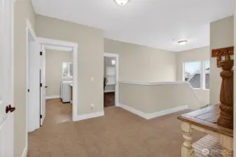 Landing at top of stairs