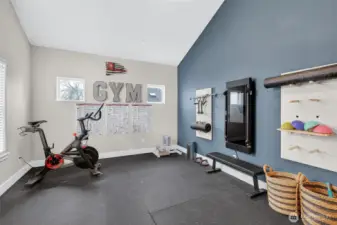 Located on upper level